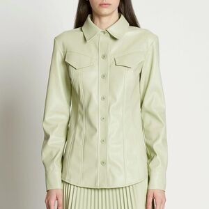 Proenza Schouler Women's Light Green Button-Up shirt